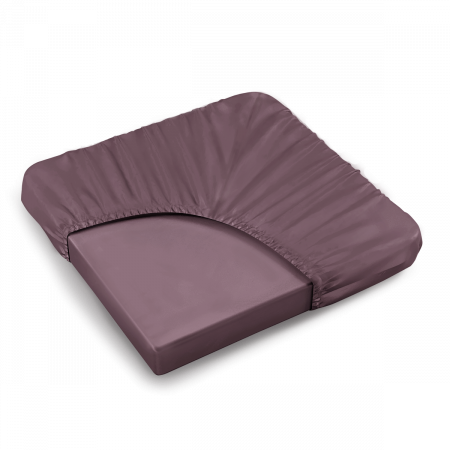 ПРОСТЫНЯ НА РЕЗИНКЕ МАКО-САТИН БРУСНИКА